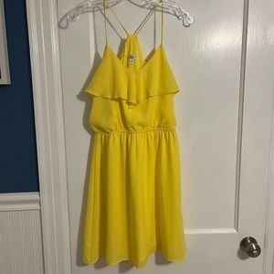 Charming Charlie Yellow Mini Dress
